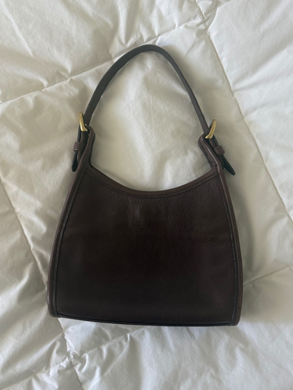 Vintage Coach 4106 Hand Bag - Brown Leather